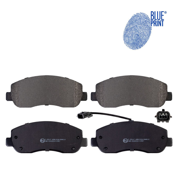 Genuine Blue Print Brake Pads (Front) (R90) fits Renault 93167551 Blue Print  - Dynamic Drive