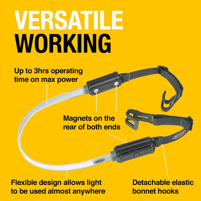 Ring RUBL1500 Magflex 1000 Flexable LED Inspection Lamp Torch Work Light