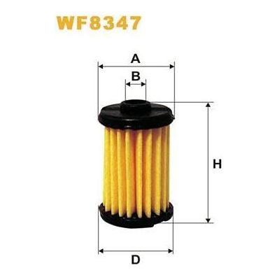 Genuine WIX Fuel Filter Cartridge Metal Ends WF8347 Wix Filters  - Dynamic Drive