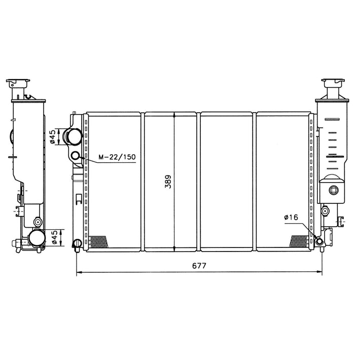 NRF Radiator 50400