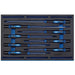 1x 8 Piece Draper Extra Long Precision Screwdriver Set In EVA Insert Tray Draper  - Dynamic Drive