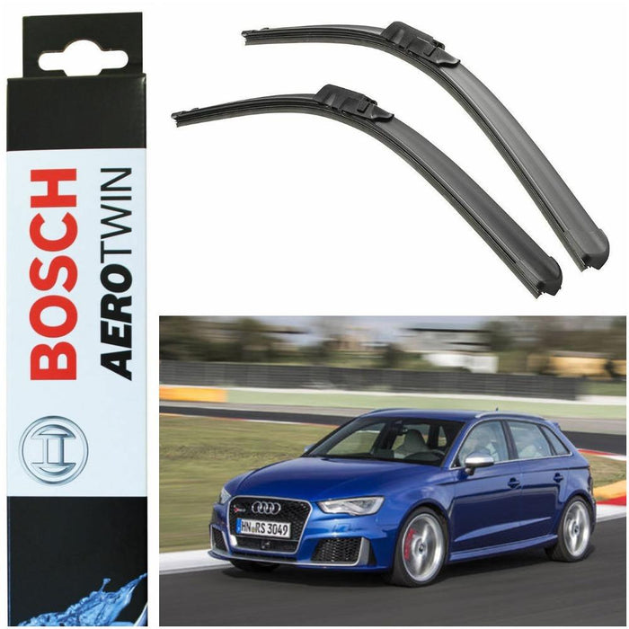 Bosch Aerotwin Front Wiper Blades Set fits Audi  RS3 Sportback 02.15> A864S