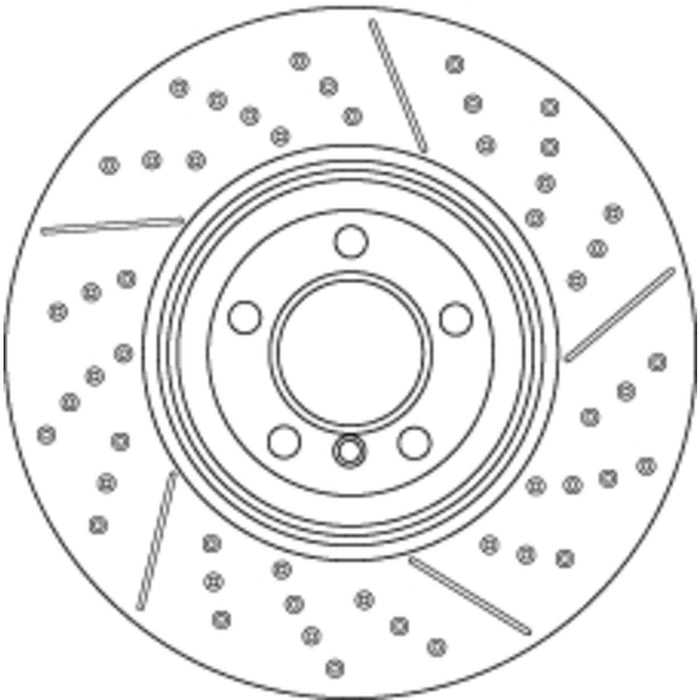 Genuine TRW Brake Disc (Single) DF6600S TRW  - Dynamic Drive