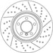 Genuine TRW Brake Disc (Single) DF6600S TRW  - Dynamic Drive