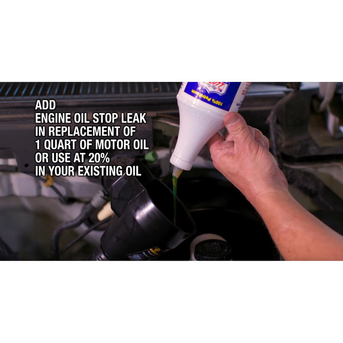 LUCAS ENGINE OIL STOP LEAK 946ml Stops Leaks Rejuvenates Seals & Gaskets