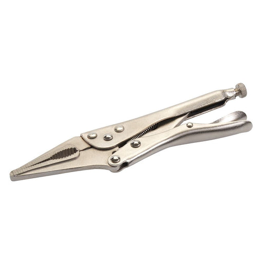 Silverline Self Locking Long Nose Pliers 225mm Silverline  - Dynamic Drive