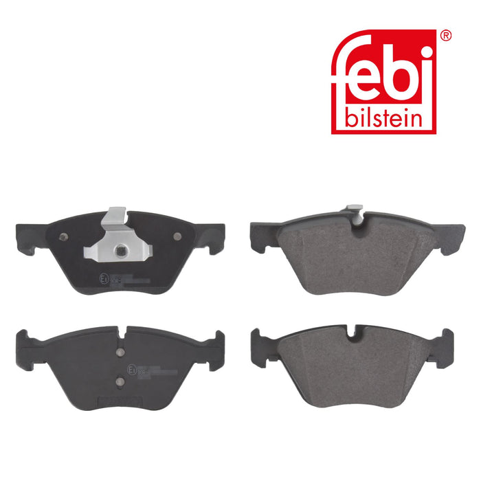 Genuine FEBI Front Brake Discs & Pads Set Vented for BMW 5 Series