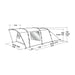 Easy Camp Palmdale 400 4 Berth Pole Tent Easy Camp  - Dynamic Drive