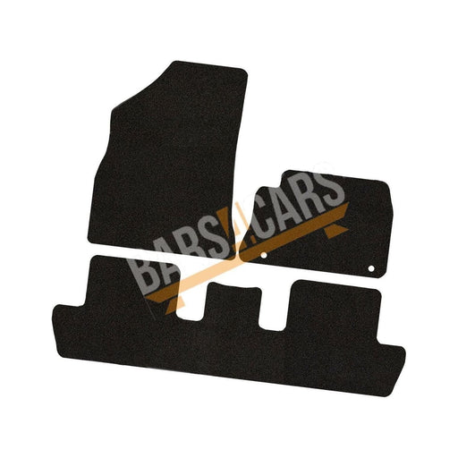 Fully Tailored Beige Trim Carpet Mats fits Peugeot 3008 Set of 3 XL With 2 Clips UKB4C  - Dynamic Drive