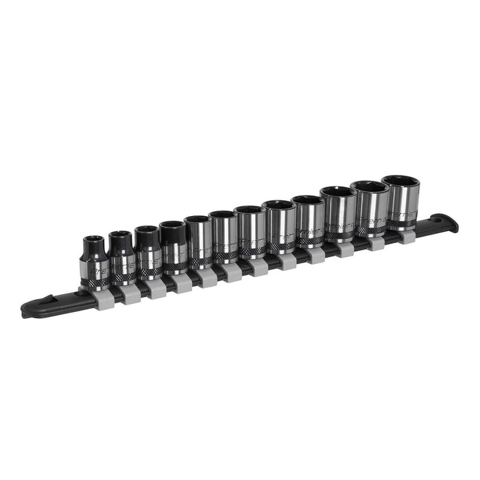 Sealey Socket Set 12pc 3/8"Sq Drive Metric Black Series AK7992