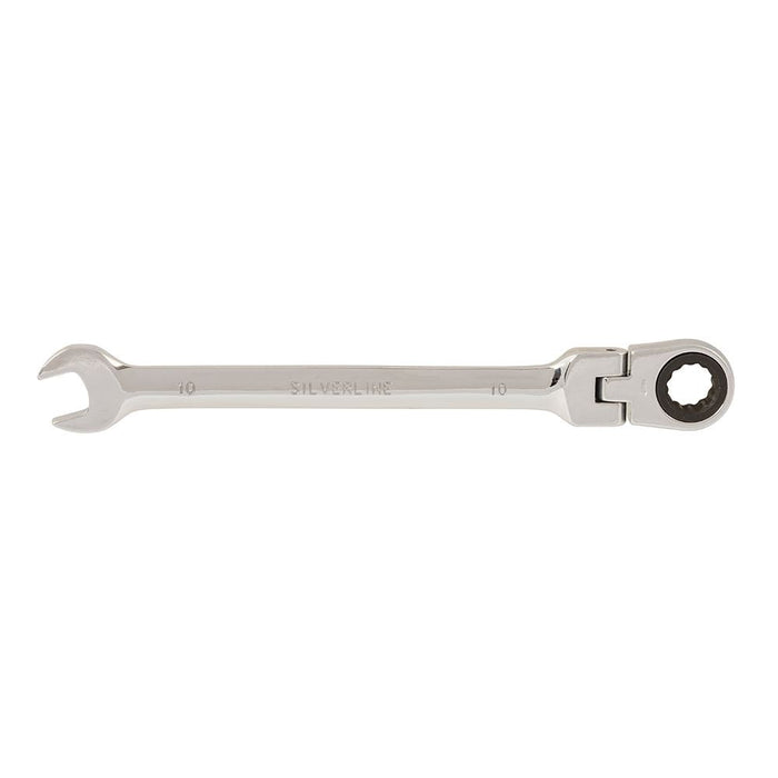 Silverline Flexible Head Ratchet Spanner 10mm