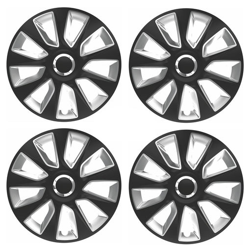 4 x Wheel Trims Strat Hub Caps 14" Covers fits Smart ForTwo UKB4C  - Dynamic Drive