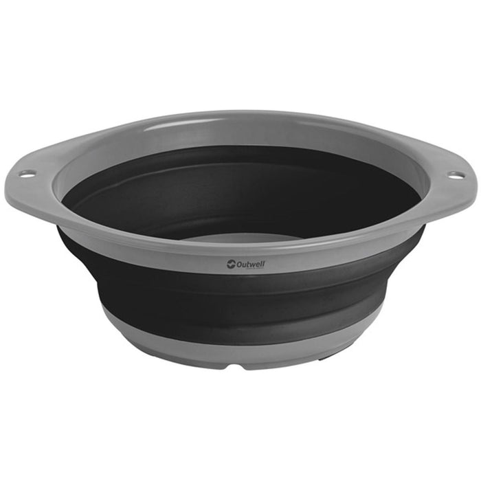 Collaps Bowl Large Black: Collapsible and Durable Camping Bowl for Outdoor Adve Outwell  - Dynamic Drive