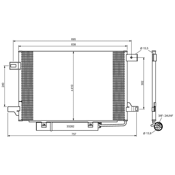 NRF Condenser 35758 NRF  - Dynamic Drive