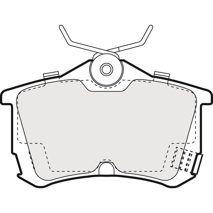 Apec Brake Pads Rear Fits Honda Accord