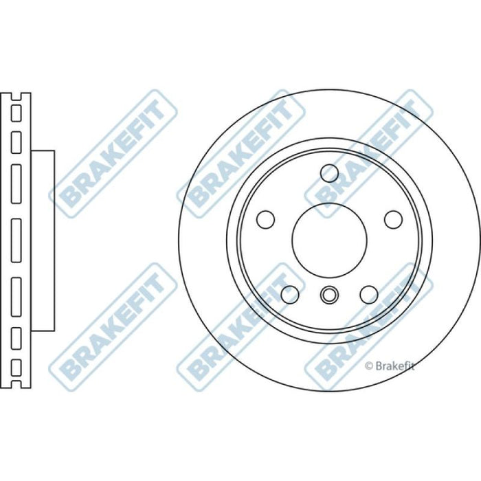 Apec Brake Disc Front Fits BMW 2 Series X1 X2 Mini