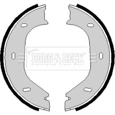 Genuine Borg & Beck Brake Shoes fits BMW BBS6138 Borg & Beck  - Dynamic Drive