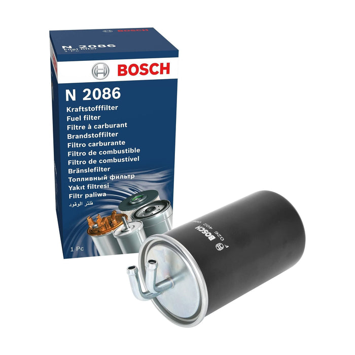 Bosch Car Fuel Filter N2086 fits Mitsubishi Outlander DiD - 2.0 - 06-10 F0264020