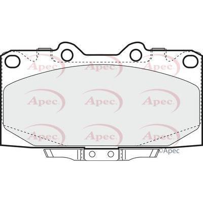 Apec Brake Pads Front Fits Subaru Impreza