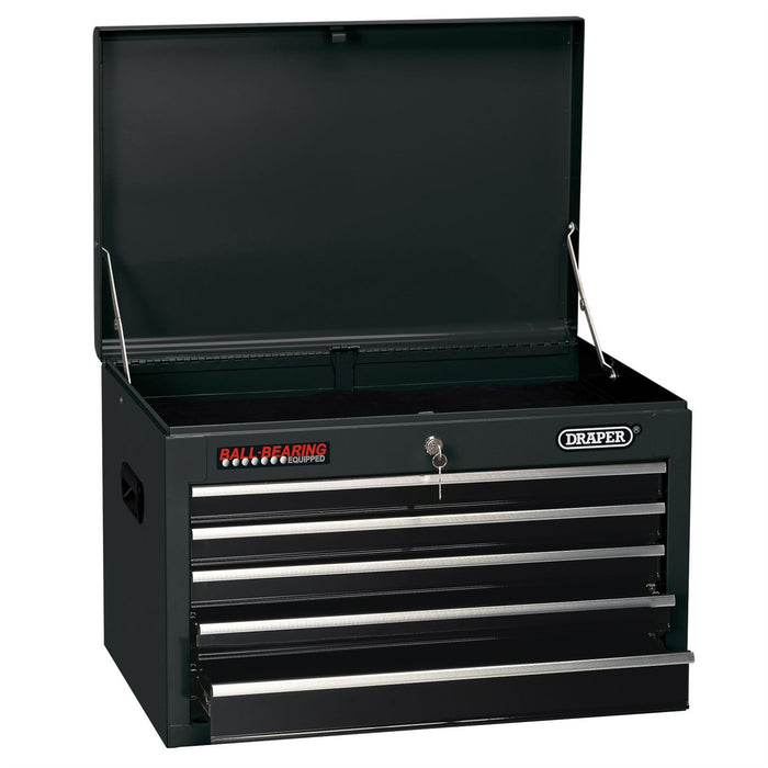 Draper Tool Chest, 5 Drawer, 26", Black 35737