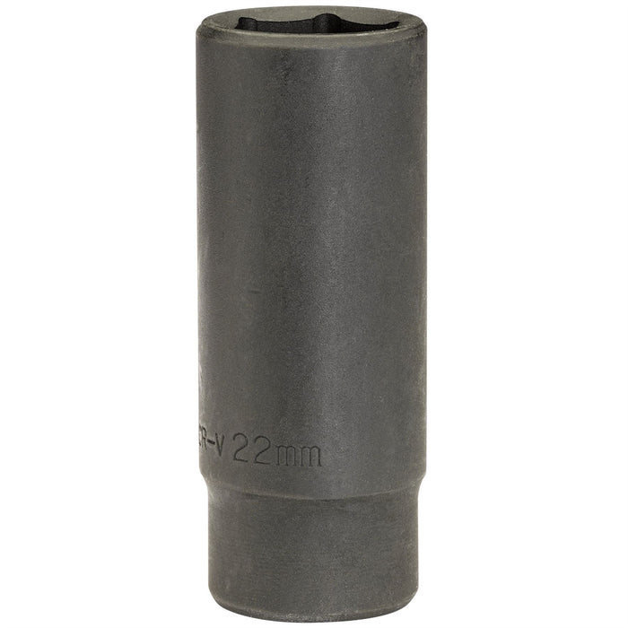 Draper Deep Impact Socket, 1/2" Sq. Dr., 22mm (Sold Loose) 59882