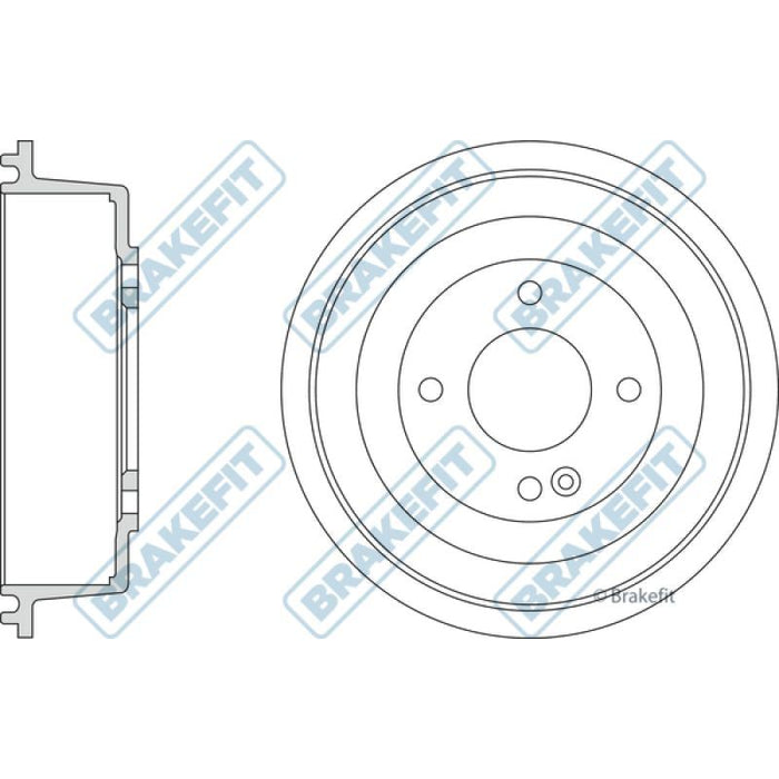 Apec Blue / Brakefit Brake Drum (Single) BDR9048