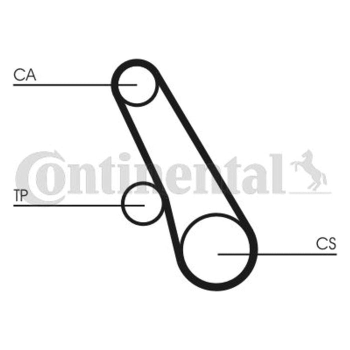 Genuine Continental ContiTech Timing Belt Kit fits Hyundai Mitsubishi CT1109K2 ContiTech  - Dynamic Drive