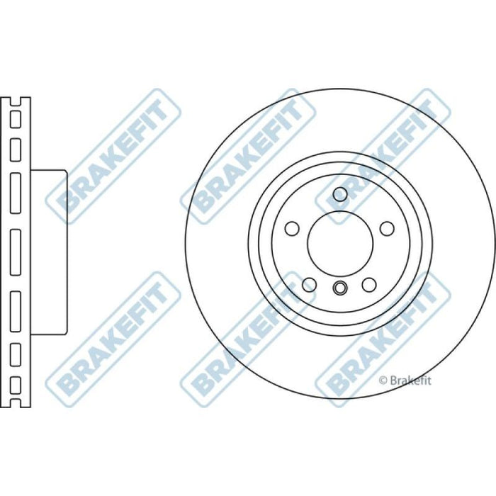 Apec Brake Disc Front Fits BMW 3 Series 4