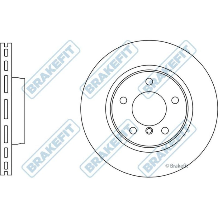 Apec Brake Disc Front Fits BMW 2 Series 3 4