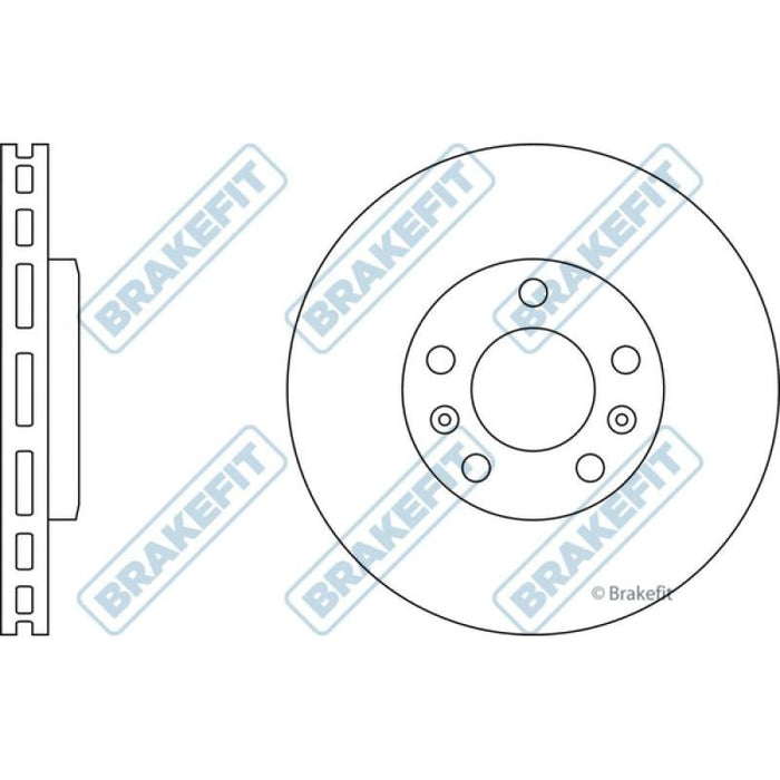 Apec Brake Disc Front Fits Dacia Duster