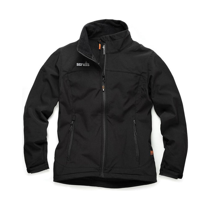 Scruffs Women's Trade Softshell Jacket Black Size 16