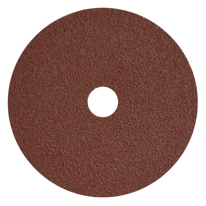 Sealey Fibre Backed Disc100mm 40Grit Pack of 25 WSD440 Sealey  - Dynamic Drive