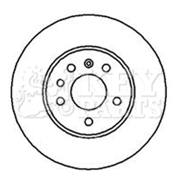 Genuine Key Parts KBD5084 Brake Disc Pair (Rear)