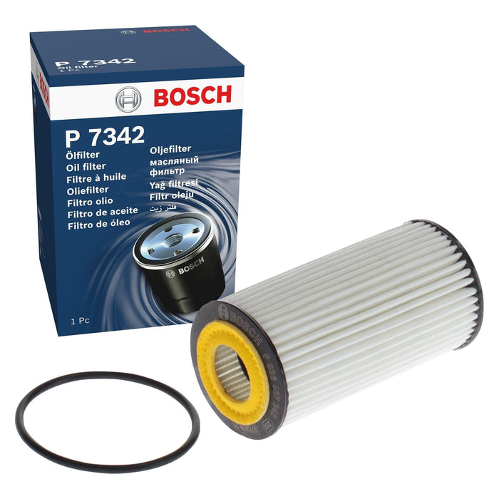 Genuine Bosch Car Oil Filter fits VW Touareg TDi - 3.0 - 17- F026407342