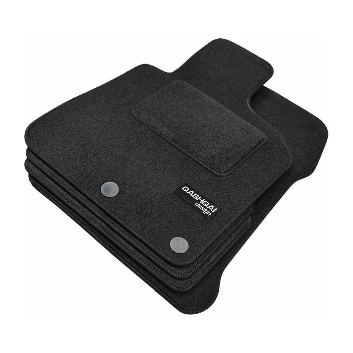 Tailored Logo Velour Carpet Floor Mats for Qashqai 2007-2014 4PCS UKB4C  - Dynamic Drive