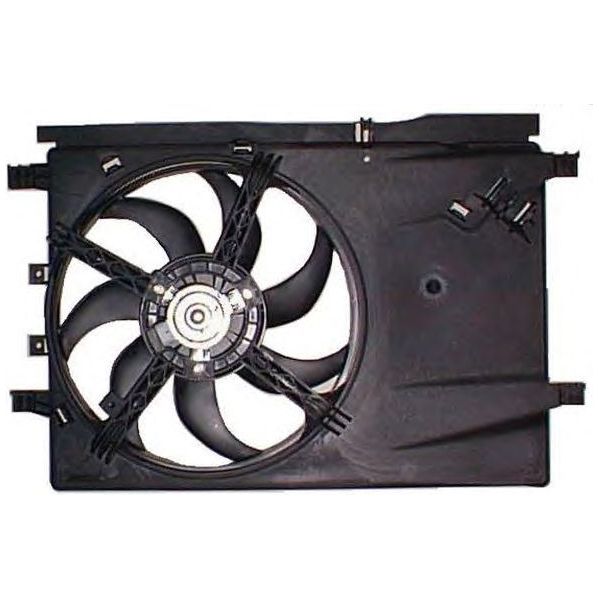 NRF Radiator Fan fits Vauxhall Corsa Fiat Grande Punto Punto Punto Evo Opel Co