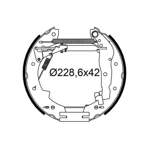 Valeo Drum Brake Fast Fit Kit 554989 Automotive Part fits BMW Valeo  - Dynamic Drive