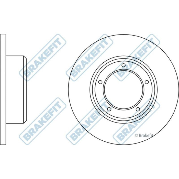 Apec Brake Disc Front & Rear Fits Land Rover Defender