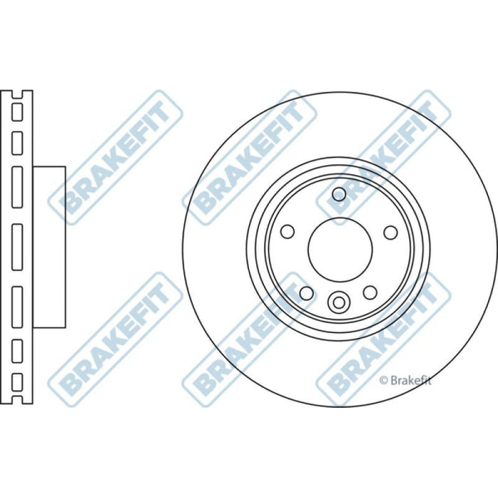 Apec Brake Disc Front Fits Jaguar/Daimler Xe