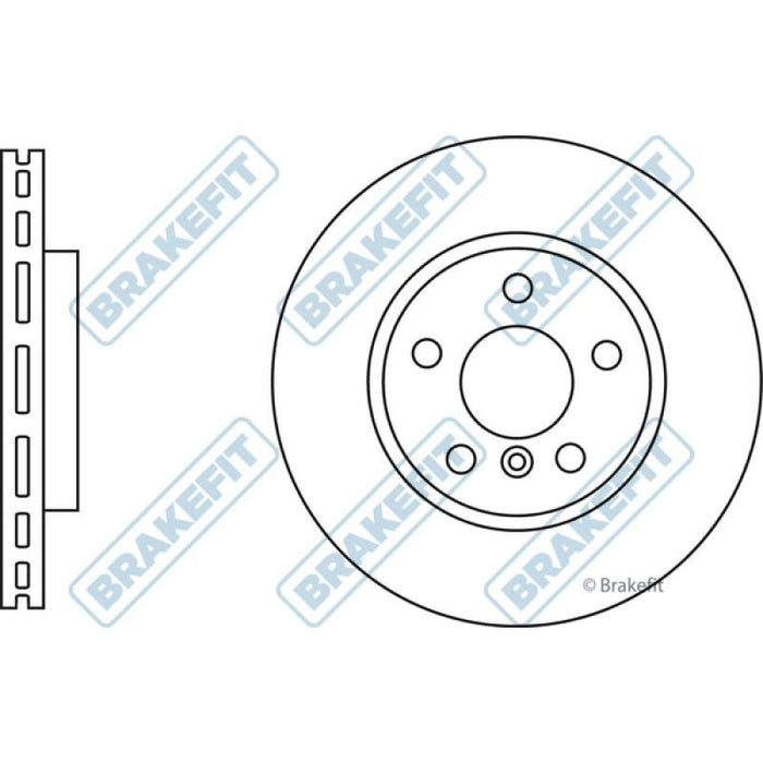 Apec Brake Disc Front Fits BMW 2 Series Mini