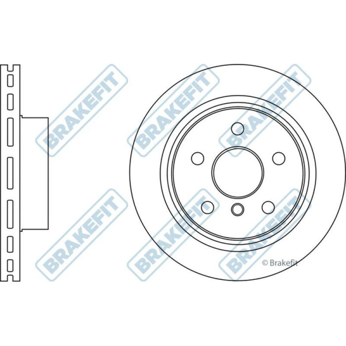 Apec Brake Disc Front Fits BMW 1 Series 2