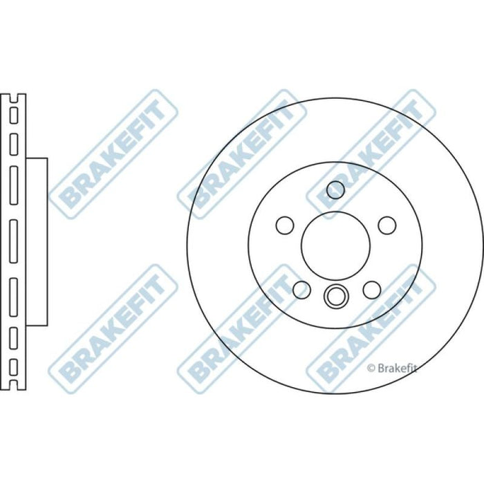 Apec Brake Disc Front Fits BMW 1 Series 3 4