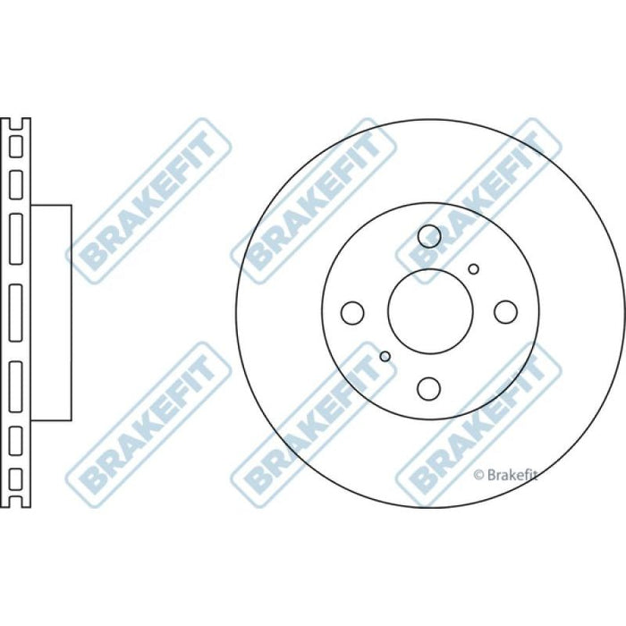 Apec Brake Disc Front Fits Aston Martin Cygnet Toyota Iq