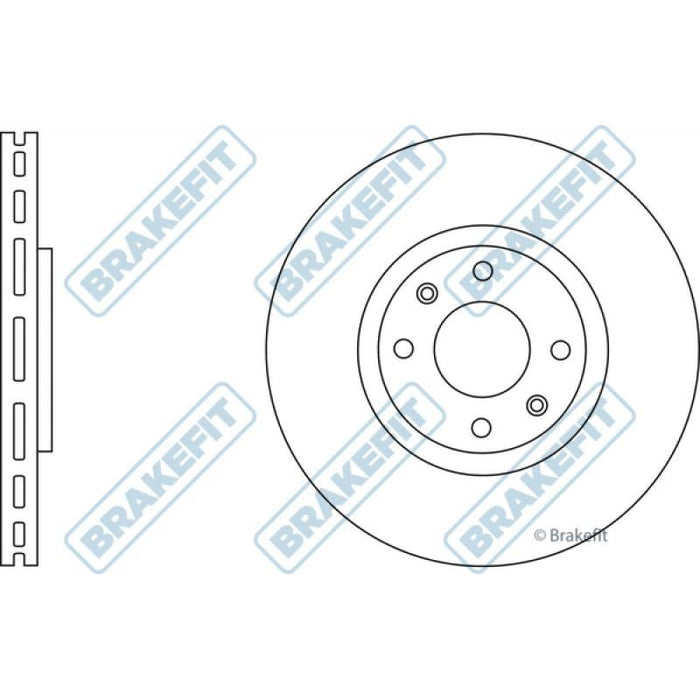 Apec Brake Disc Front Fits Citroen C4 Ds4 Ds5 Ds Peugeot 208 3008 308