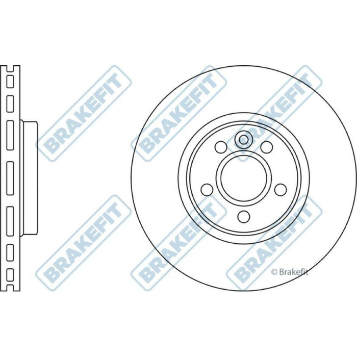 Apec Brake Disc Front Fits Ford Galaxy S-Max Land Rover Freelander Vol