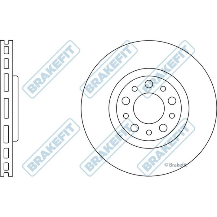 Apec Brake Disc Front Fits Alfa Romeo 159 Brera Giulietta Spider Fiat