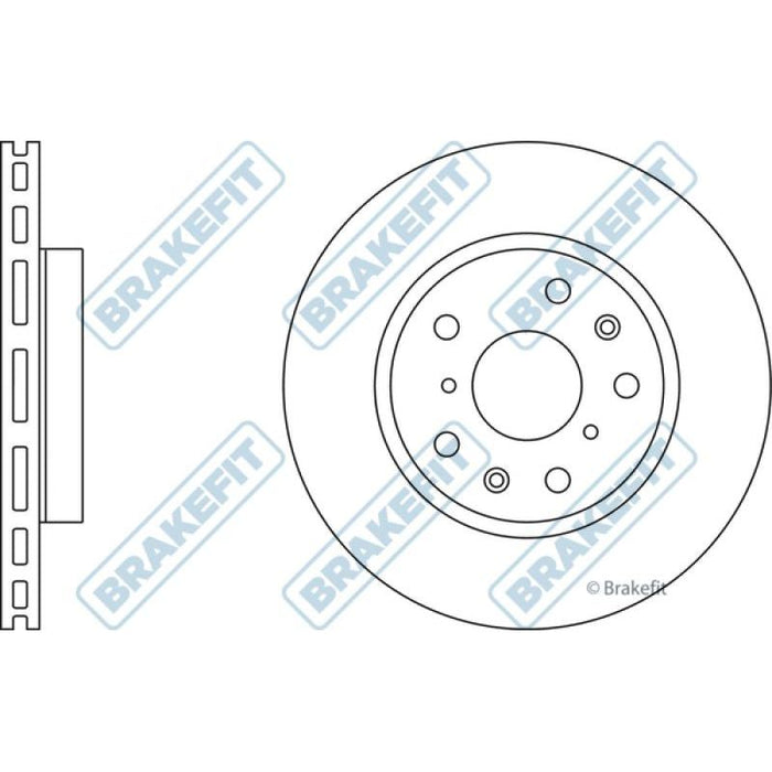 Apec Brake Disc Front Fits Fiat Sedici Suzuki Sx4