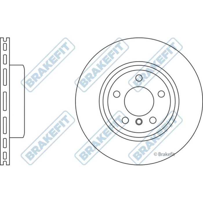 Apec Brake Disc Front Fits BMW X3