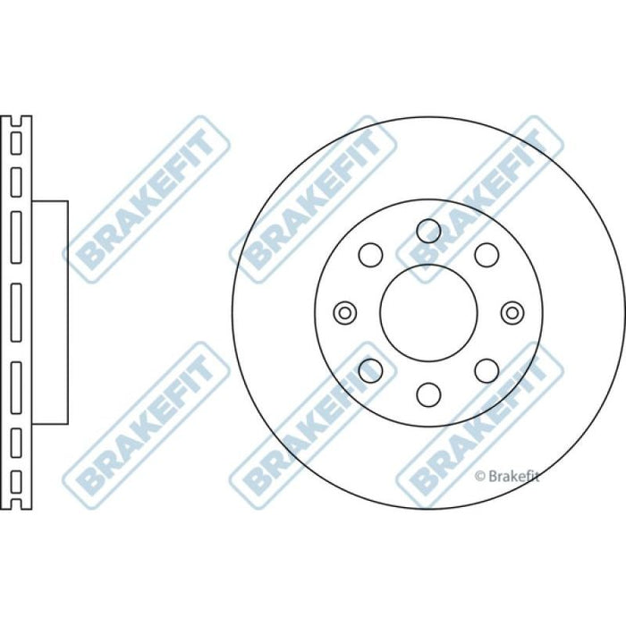 Apec Brake Disc Front Fits Chevrolet Aveo Kalos Spark Daewoo