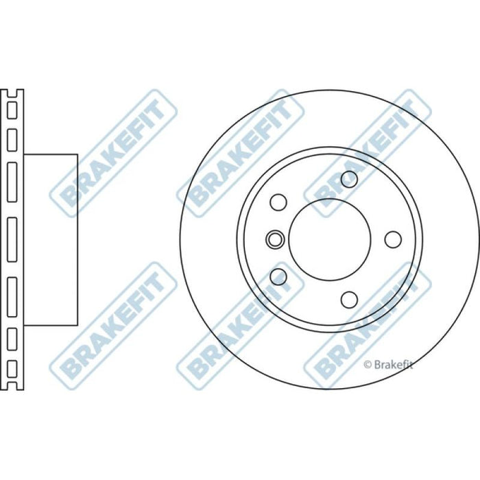 Apec Brake Disc Front Fits BMW 1 Series